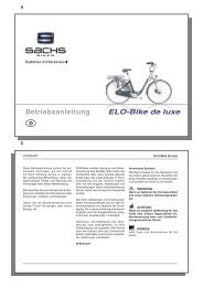 Betriebsanleitung ELO-Bike de luxe - SFM-Bikes
