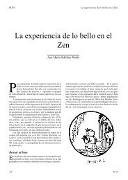 La experiencia de lo bello en el Zen