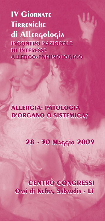 IV Giornate Tirreniche di Allergologia - iDea Congress