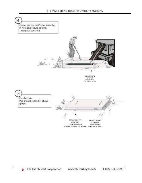 TekStar User Manual & Installation Instructions - J.M. Stewart Signs