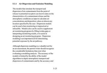 Air Dispersion and Emission Modeling