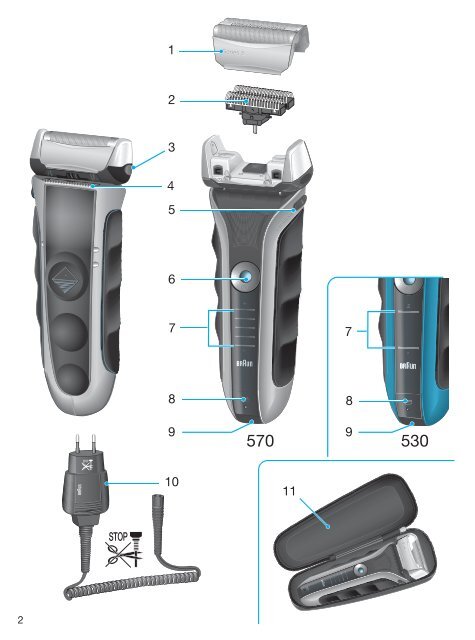 Series 5 - Braun Consumer Service spare parts use instructions ...