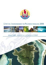 prÃ©sentation - Direction de l'environnement de la PolynÃ©sie franÃ§aise