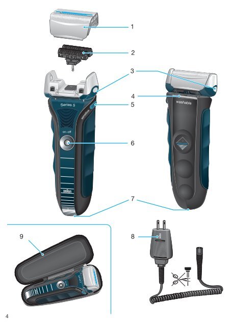 Series 5 - Braun Consumer Service spare parts use instructions ...