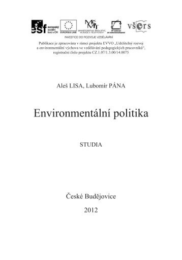 EnvironmentÃ¡lnÃ­ politika - Granty VÅ ERS