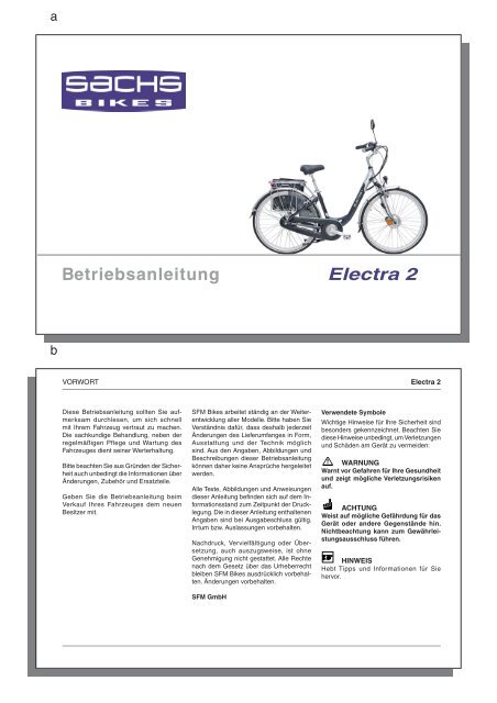 BA SACHS Electra 2 D WEB.indd - SFM-Bikes