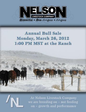 2012 NLC sale catalog.pdf - American Simmental Association