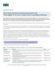 End Of Sale And End Of Life Announcement For Select Cisco Cxtec End Of Sale And End Of Life Announcement For Select Cisco Cxtec