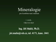 01 Mineralogie pro kombinovanÃ© studium â vÅ¡eobecnÃ¡ mineralogie