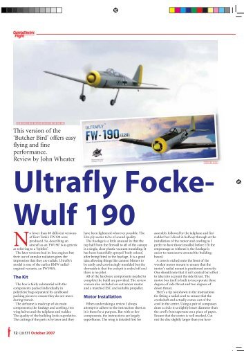 Ultrafly Focke- Wulf 190 - CML Distribution