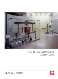 GLASBAU HAHN HAHN-HLS Systemvitrine System Case