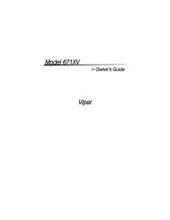 Model 671XV Viper - Directed Electronics, Inc.