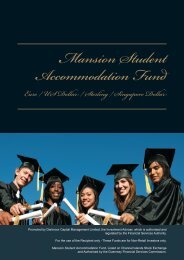 Mansion Student Accommodation Fund - The Mansion Group