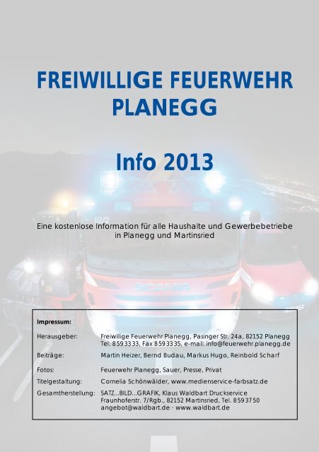 .bam-net.de - Freiwillige Feuerwehr Planegg - Gemeinde Planegg