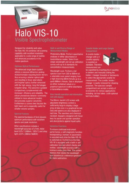 Halo VlS-iO - Teo-Pal Oy