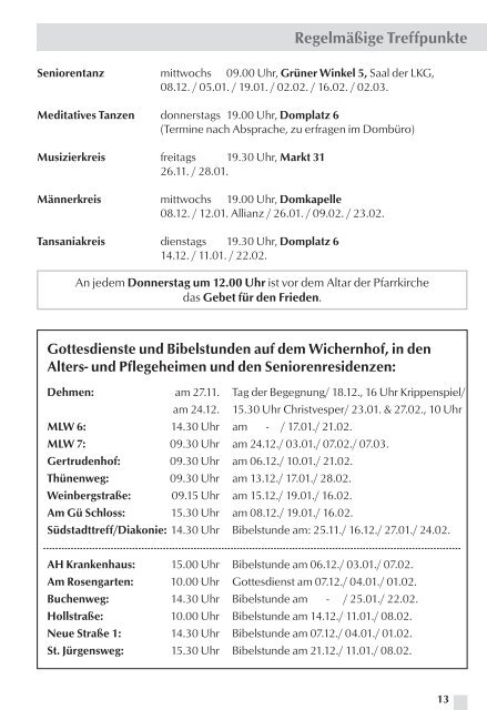 GÃœSTROW-CLUB-REISEN - ev. Pfarrgemeinde Guestrow