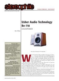 Be-718 Test Review From Stereophile - Usher Audio