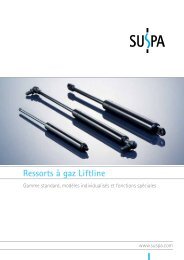 Ressorts Ã  gaz Liftline - SUSPA.com