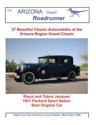 HERE - Arizona Classic Car Club