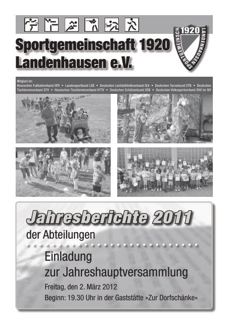 Jahresberichte 2011 - SG 1920 Landenhausen eV