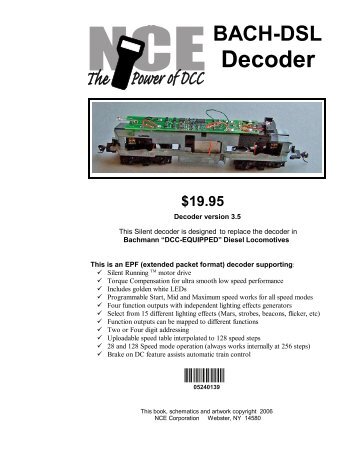 BACH-DSL Decoder - NCE