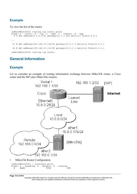 MikroTik RouterOSâ¢ v2.9