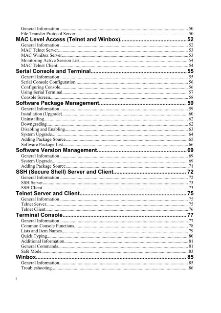 MikroTik RouterOSâ¢ v2.9