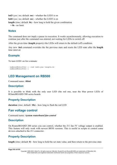 MikroTik RouterOSâ¢ v2.9