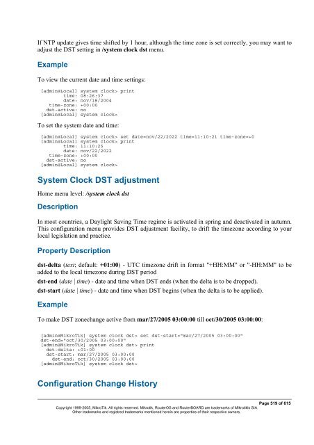 MikroTik RouterOSâ¢ v2.9