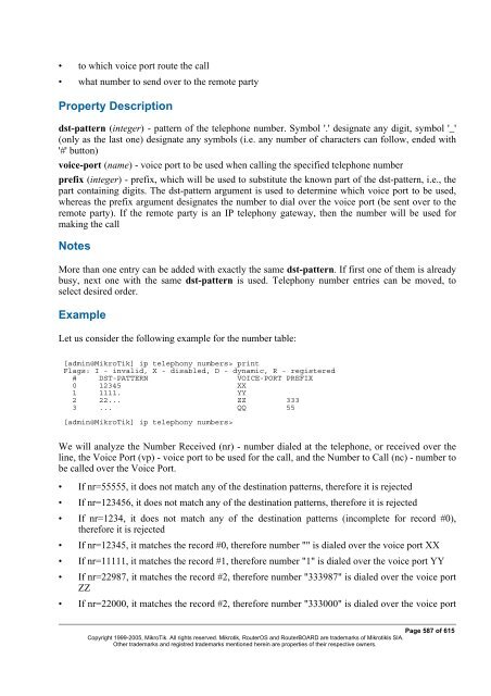 MikroTik RouterOSâ¢ v2.9