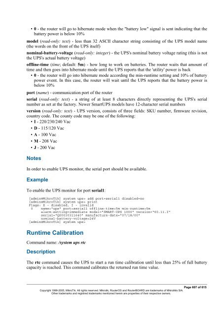 MikroTik RouterOSâ¢ v2.9