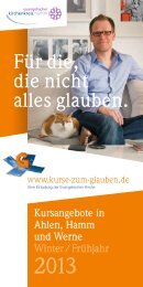 FÃ¼r die, die nicht alles glauben. - Kirchenkreis Hamm