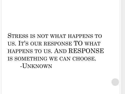 Welcome to Week 6 of the Stress Management Email Series!