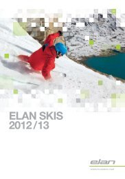 Elan Skis Brochure (PDF)