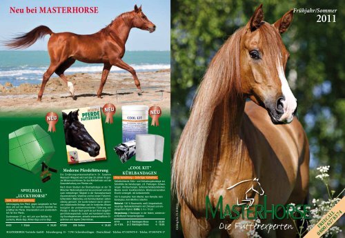 Masterhorse Hauptkatalog - Masterhorse - Die Pferdefutterexperten