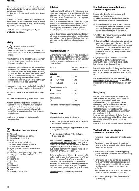 Multiquick 7 - Braun Consumer Service spare parts use instructions ...