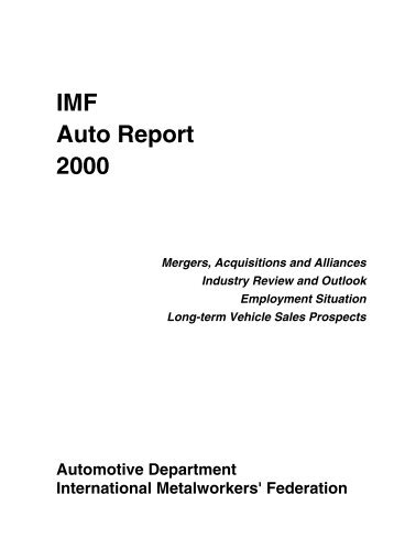 IMF Auto Report 2000 - International Metalworkers' Federation