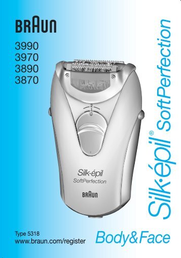 Silk·épil - Braun Consumer Service spare parts use instructions ...