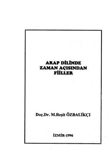 ARAP DÄ°LÄ°NDE ZAMAN AÃISmDAN FÄ°Ä°LLER - gariban tavuk