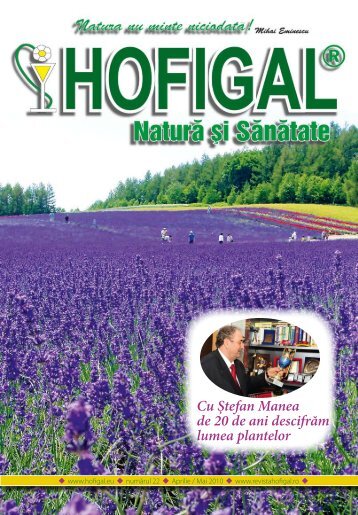 Cu Åtefan Manea de 20 de ani descifrÄm lumea plantelor - Hofigal