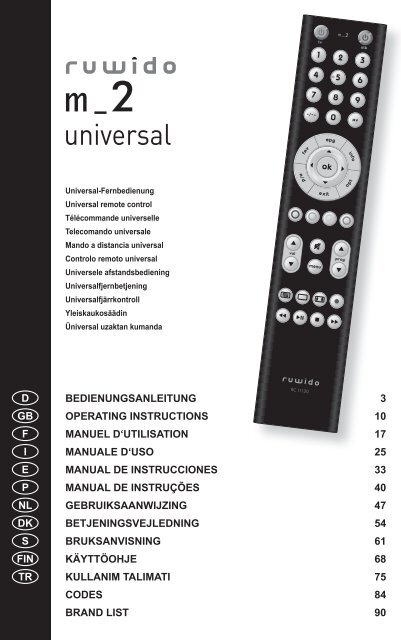 DigitalTech® - Télécommande universelle pour téléviseurs Philips