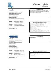 Cluster Logistik