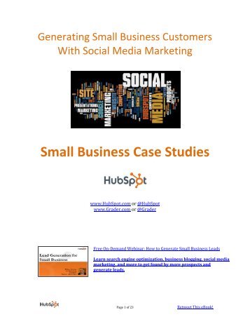 Small Business Case Studies