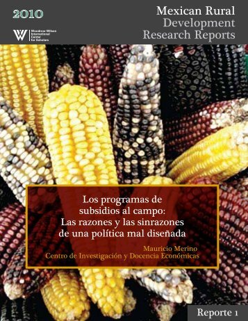 MonografÃƒÂ­a 1 - Los programas de subsidios al campo - Woodrow ...