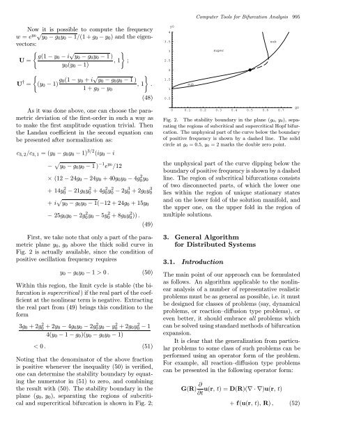 Computer Tools for Bifurcation Analysis: General Approach with