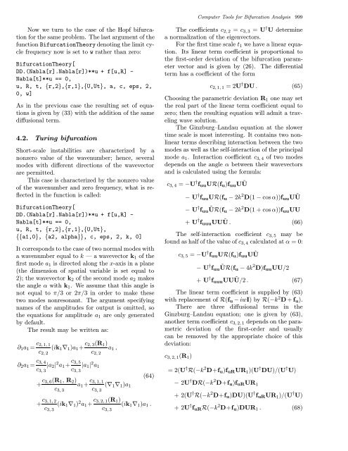 Computer Tools for Bifurcation Analysis: General Approach with