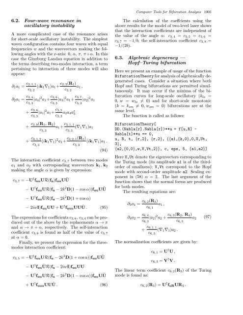 Computer Tools for Bifurcation Analysis: General Approach with