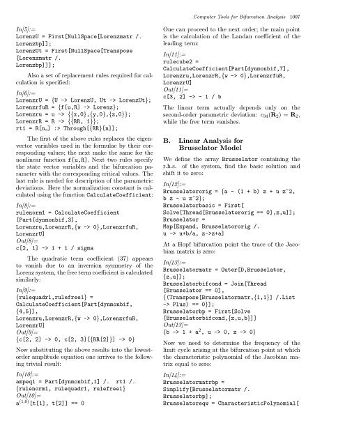 Computer Tools for Bifurcation Analysis: General Approach with