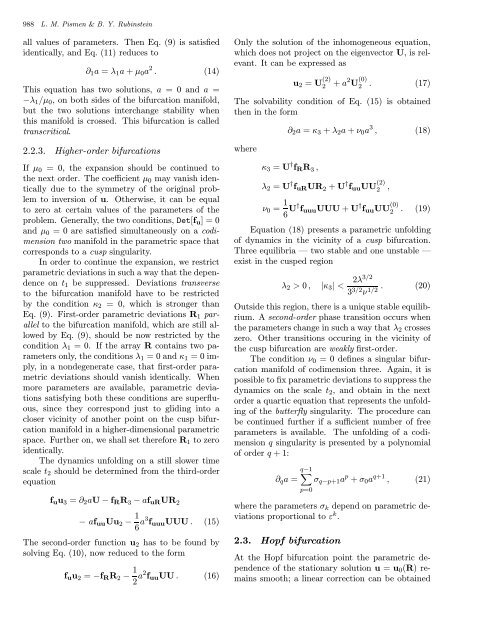 Computer Tools for Bifurcation Analysis: General Approach with