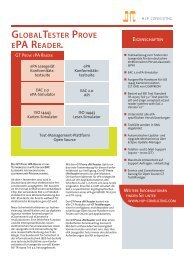 GLOBALTESTER PROVE EPA READER. - HJP Consulting